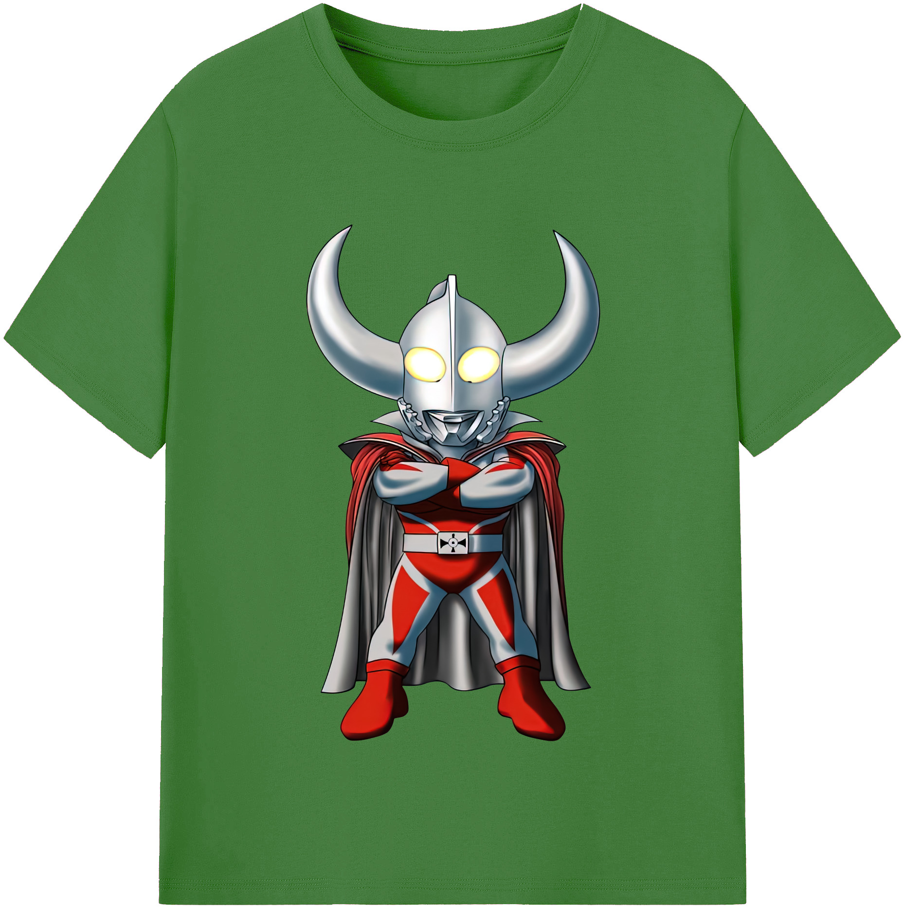 （画像用） ウルトラマン Ultraman レディースカジュアルプリントTシャツ（綿100％）